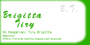 brigitta tiry business card